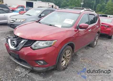 2014 Nissan Rogue Sl из США, поврежденный, VIN 5N1AT2MV5EC788773
